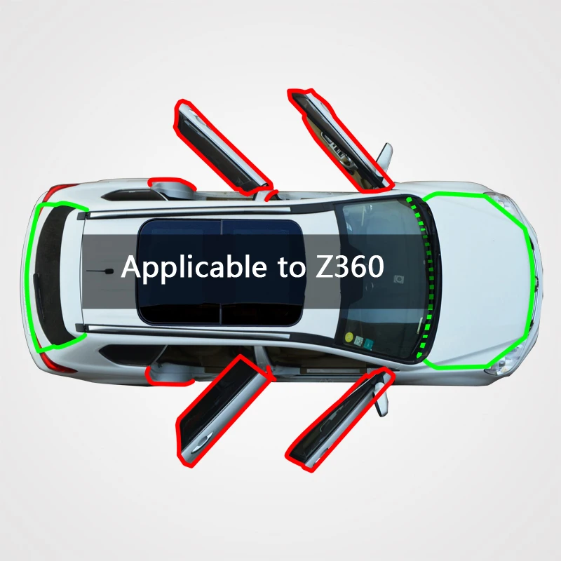 Suitable For Use In Zhongtai Z360 Car Door Side Gap Dust