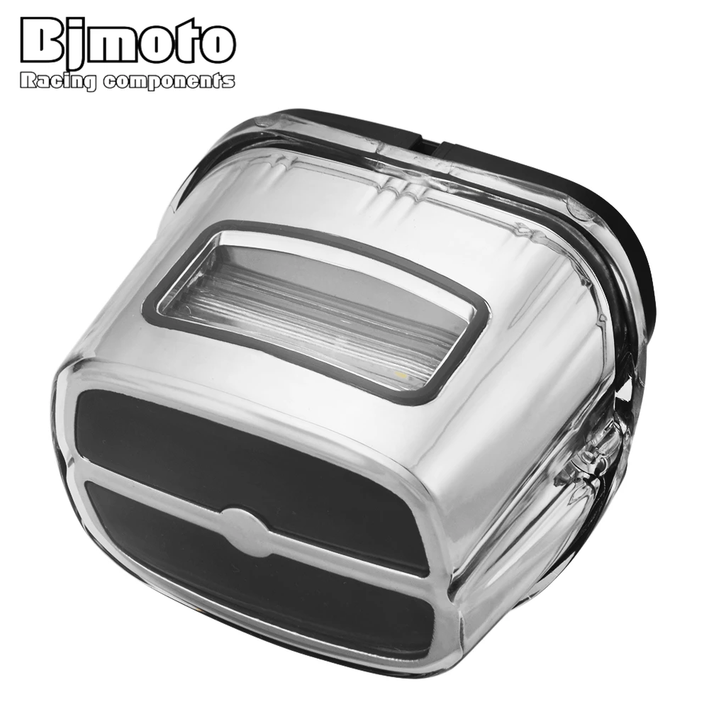 

BJMOTO Motorcycle LED Brake Tail Light License Plate Lamp For Harley Sportster 883 1200 XL Electra Glide FLHT FLHTCI 1999-UP