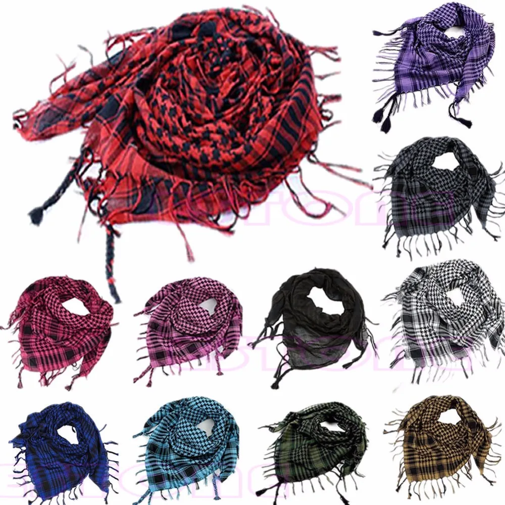 

Lightweight Unisex Arab Shemagh Keffiyeh Palestine Scarf Shawl Wrap GRT hot sell