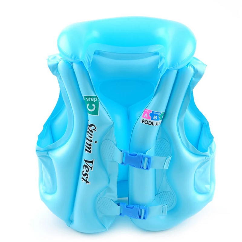 PIKAALAFAN детские надувные спасательные жилеты купальный костюм Детская безопасность плавательный плавучий жилет товары для бассейна безопасные из ПВХ материал 3 цвета