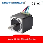 ✔ Мини шаговый двигатель Nema11 двухполюсный 1.8deg 0.67A 6Ncm / 8.5oz-in 28x28x31 мм 4 провода ①