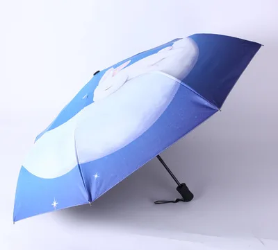 Солнцезащитный черный женский зонтик, женские зонты, автоматический Анти УФ зонтик, женский складной зонтик, складной зонтик - Цвет: outside printing B