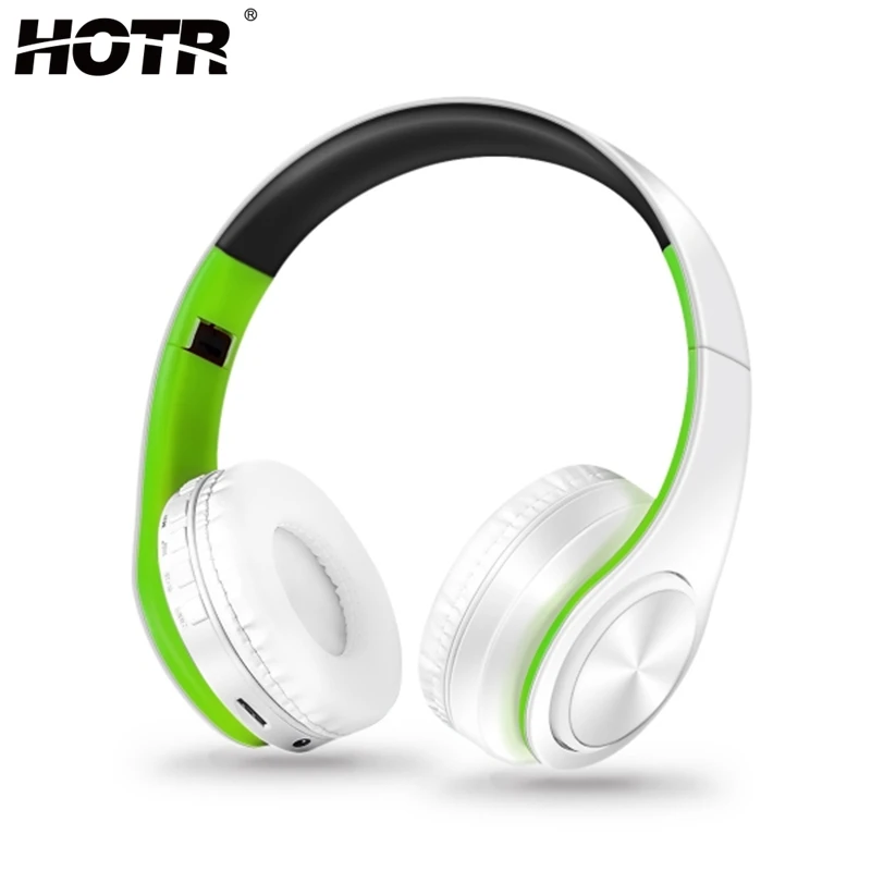 Наушники HOTR Bluetooth со светодиодной подсветкой 3D стерео наушники с микрофоном