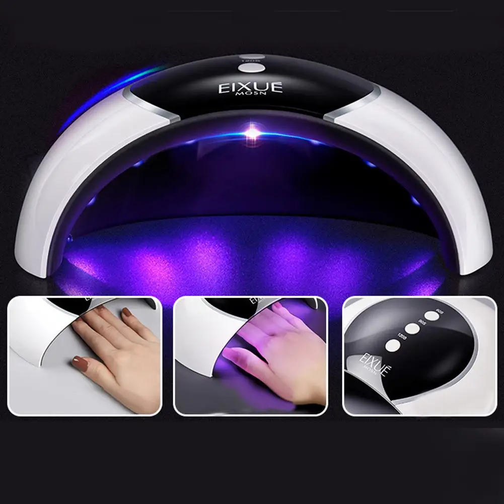 

36W LCD Display UV Lamp LED Nail Dryer Cure Gel Polish Automatic Sensor Machine USB Lamp For Manicure Nail Polish Nail Art Tools