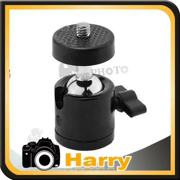 

Camera Mini tripod Ball head Ballhead For Digital Cameras Camcorder With 1/4" Screw And 1/4'' Thread