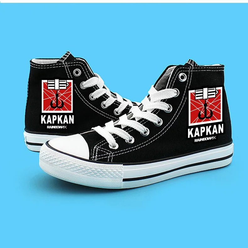 High-Q Unisex Anime Cos Tom Clancy's Rainbow Six Siege Low Flat Canvas Shoes plimsolls rope soled shoes High-Q Unisex Anime Cos Tom Clancy's Rainbow Six Siege Low Flat Canvas Shoes plimsolls rope soled shoes
