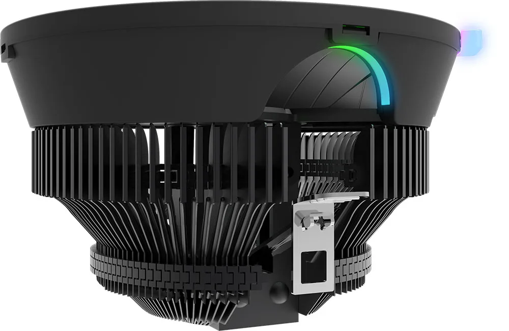 DarkFlash Aigo وحدة المعالجة المركزية برودة LED 120 مللي متر وحدة المعالجة المركزية مروحة تبريد وحدة المعالجة المركزية برودة LGA/115X/775/AM3/ AM4 3Pin PC وحدة الم...