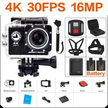 Ультра HD 4 K экшн-камера wifi видеокамеры 16MP 170 go cam 4 K deportiva 2 дюйма f60 водонепроницаемая Спортивная камера pro 1080P 60fps cam