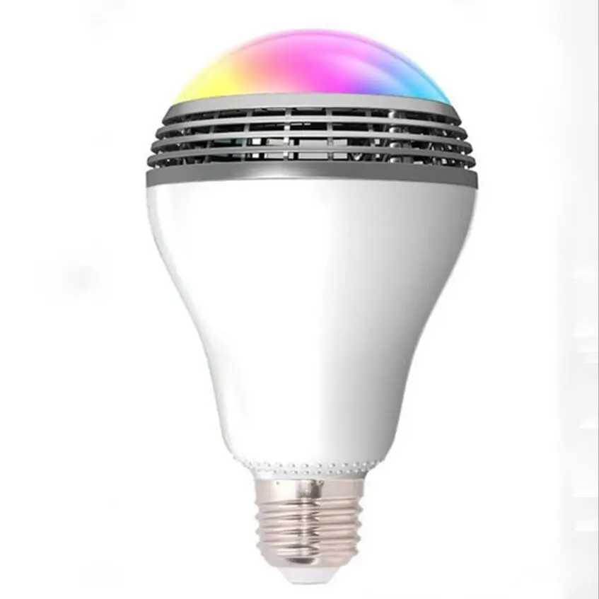 

Mini Led Bulb Bluetooth Speaker light E27 Smartphone App Controlled Music RGBW color Changeable