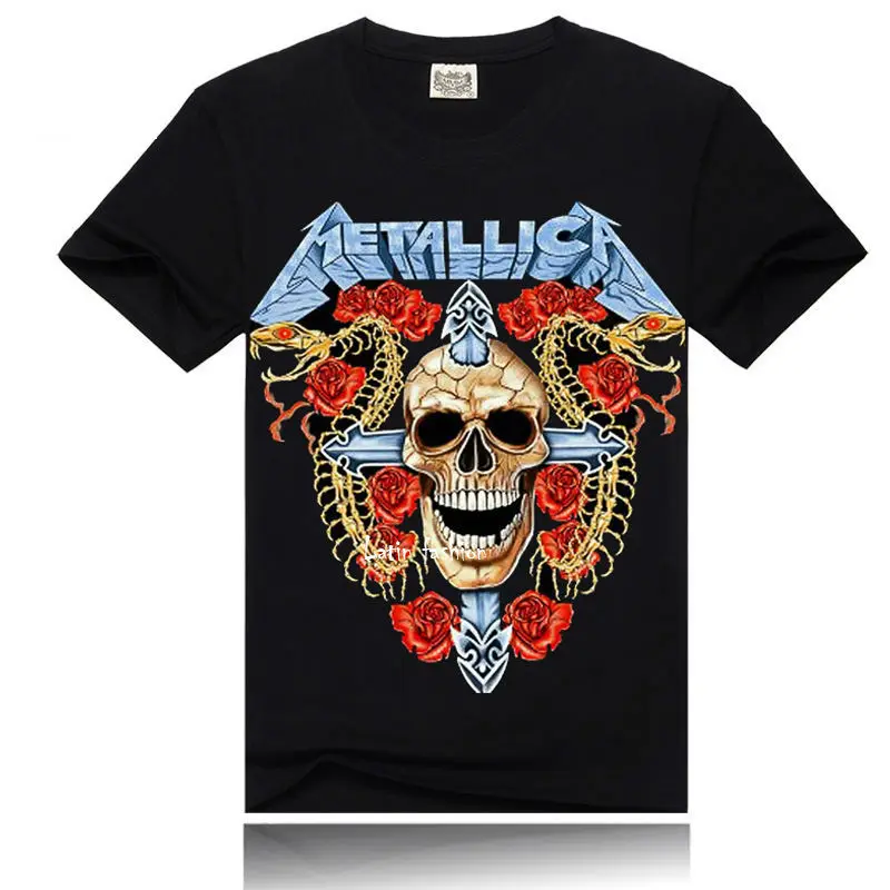 Free Shipping 3d Skull Head Rose Snake 