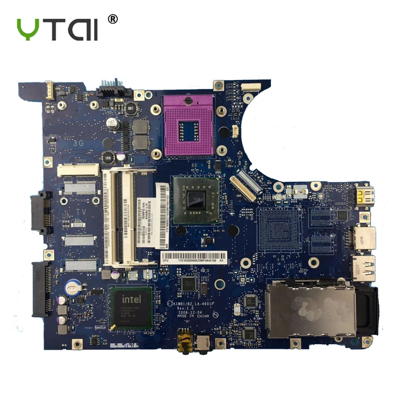 

11S1020005 For Lenovo Ideapad Y550 Y550A Laptop Motherboard KIWB1/B2 LA-4601P PGA478 DDR3 Y550 Motherboard 100% tested intact