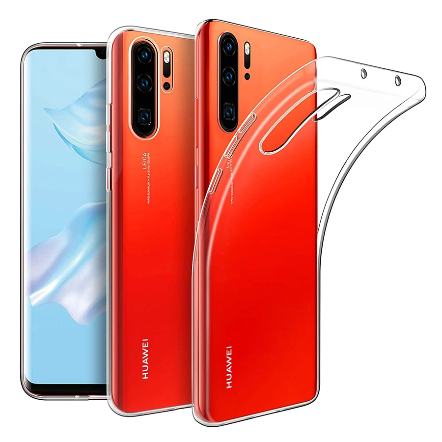 Прозрачный чехол для huawei P30 Pro высококачественный мягкий силиконовый телефона из