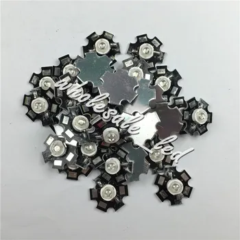 

100PCS 1W High Power LED 1 Watt Royal Blue 445NM 455NM Diode Light Emitter Plant Growth Lamp DIY with 20mm base