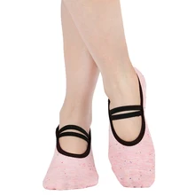 Женские спортивные носки для йоги, танцев, тренажерного зала, фитнеса, пилатеса, Нескользящие нескользящие носки, хлопковые носки для балета, Calcetines Medias, Новинка