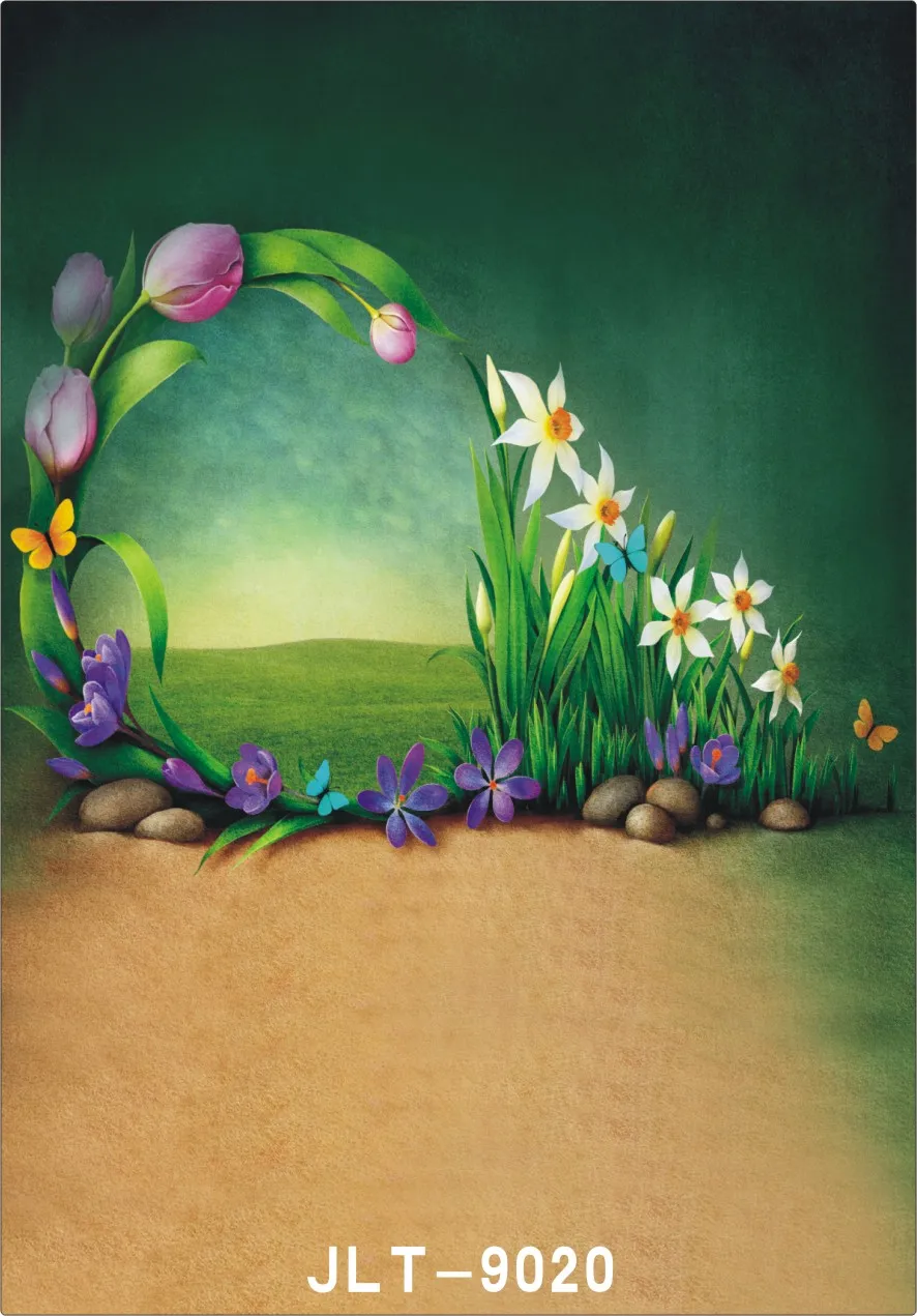 

Фон для фотосъемки с изображением зеленой травы, виниловая ткань, свадебная фотосессия, реквизит для детской фотостудии