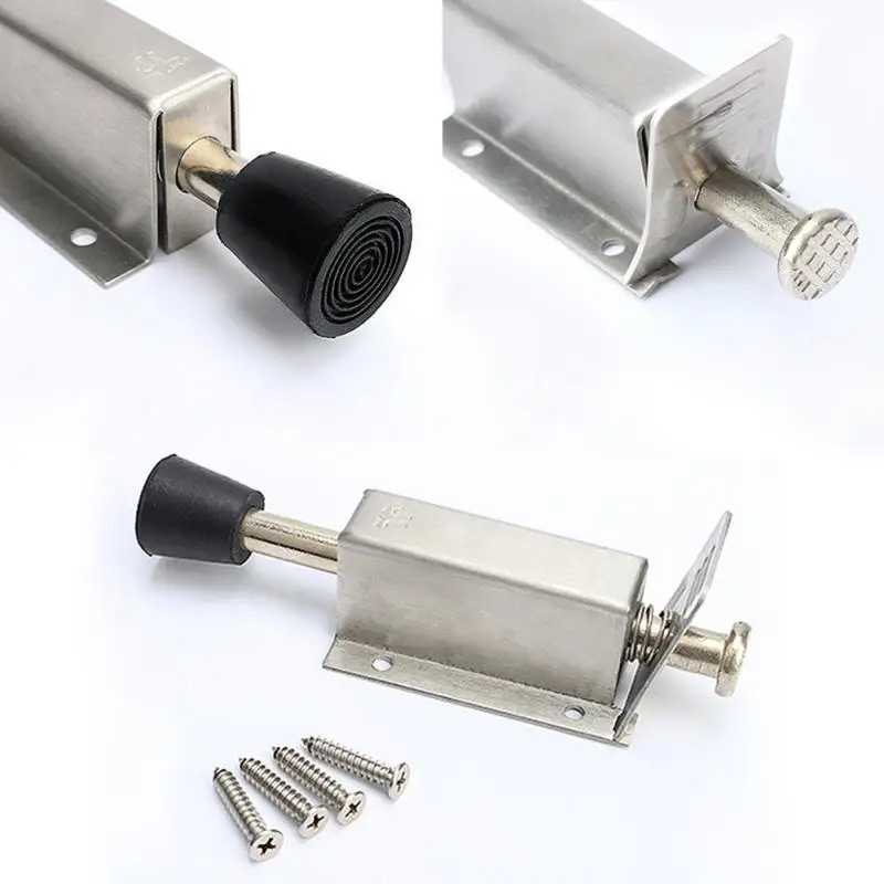 139mm Stainless Steel Door Access Patio Sliding Foot Lock Deadbolt door