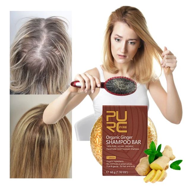 Champú de aceite de jengibre Natural, barra de champú, aceites esenciales puros, champú anticaída, producto para crecimiento del pelo, cuidado del cabello hecho a mano Champú de aceite de jengibre Natural, barra de champú, aceites esenciales puros, champú anticaída, producto para crecimiento del pelo, cuidado del cabello hecho a mano