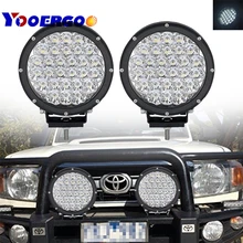 1pair 7 inch 140W Car Round LED Work Light 12V High Power Spot Light For 4×4 Offroad Truck Tractor ATV SUV Driving