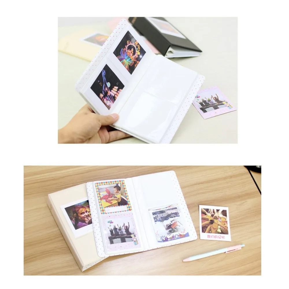 64 кармана мини мгновенный чехол для фотографий в альбоме хранения Instax Square SQ10 SQ1 SQ20