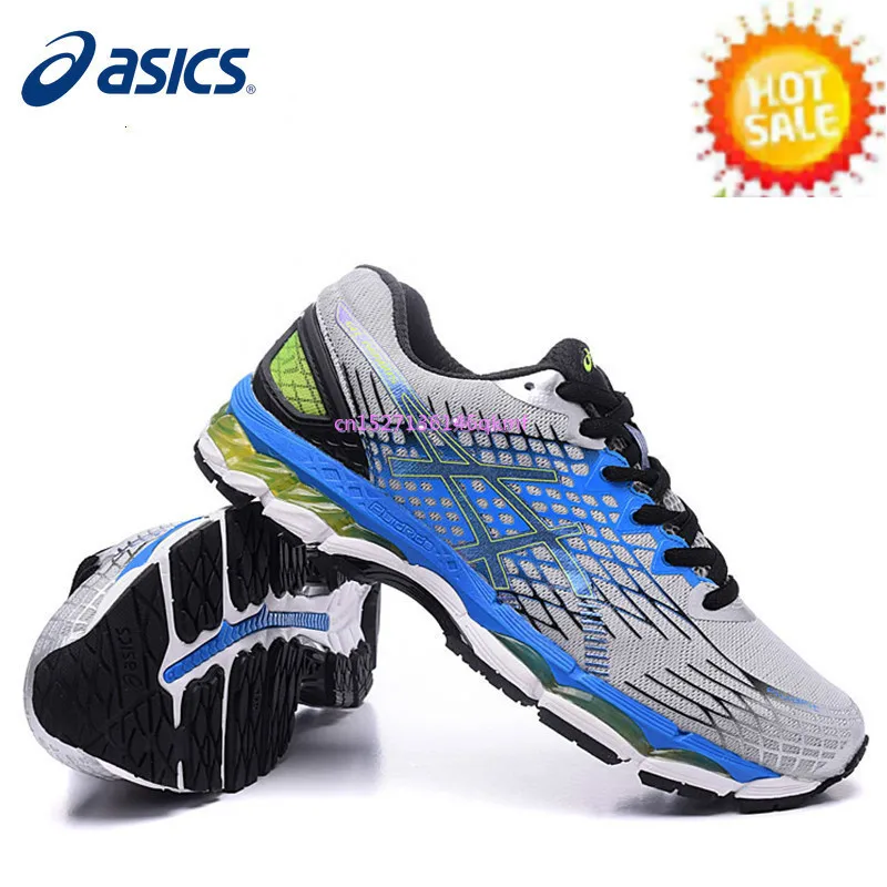 Новинка ASICS GEL-NIMBUS 17 устойчивая Мужская обувь для бега ASICS Спортивная обувь Кроссовки уличная спортивная обувь