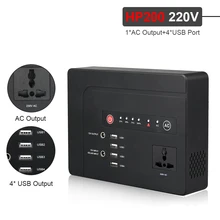 220V Многофункциональный инвертор 42000mAh аккумулятор 5V 3.1A USB внешний аккумулятор адаптер батареи