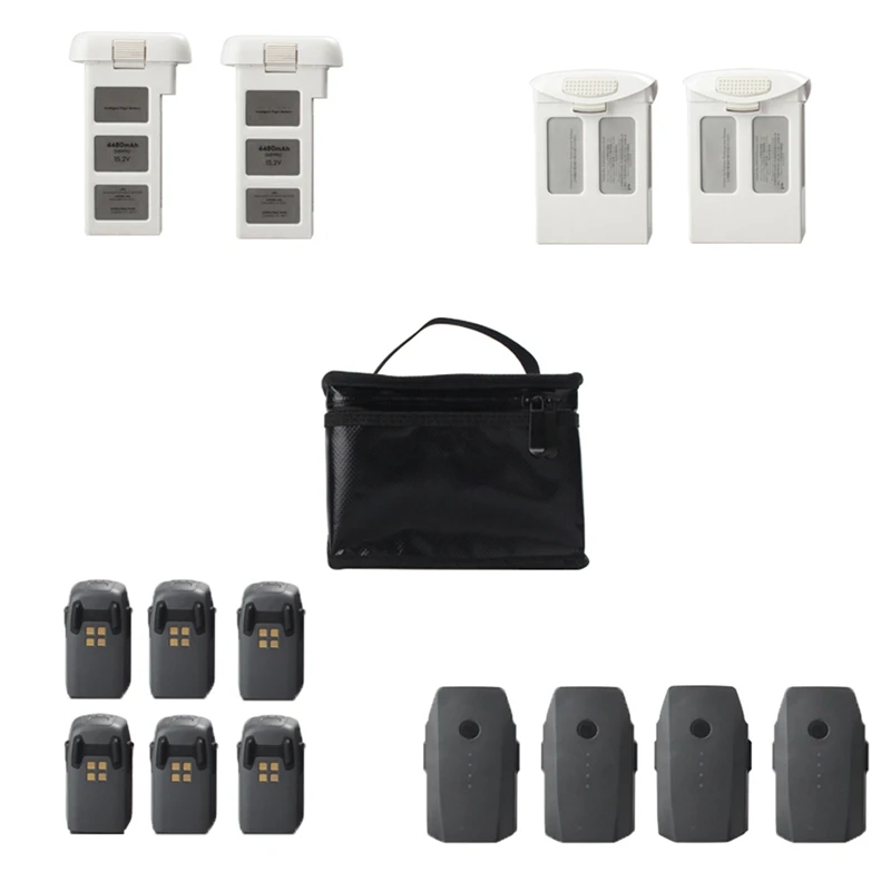 Fireproof Lipo Battery Carry Bag For DJI Spark Mavic Pro Phantom 4 3 RC