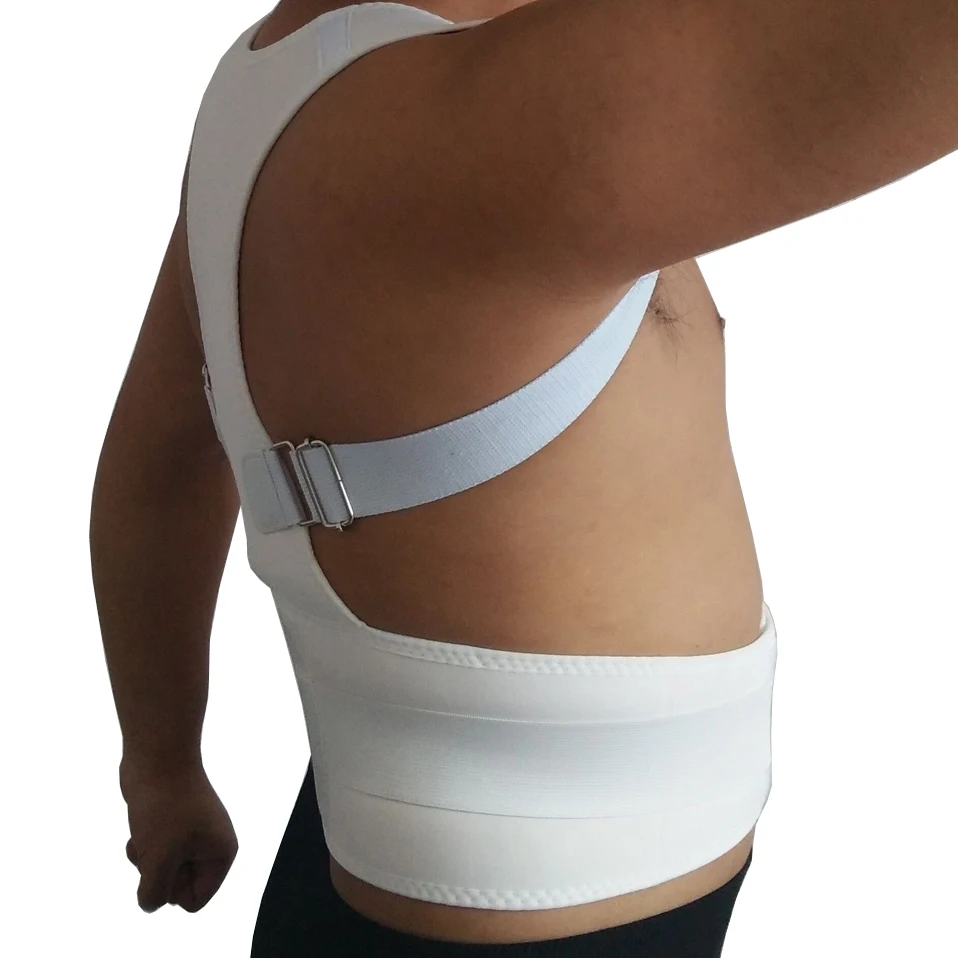Back Waist Support Belts Posture Corrector Male Lumbar Corset Therapy 