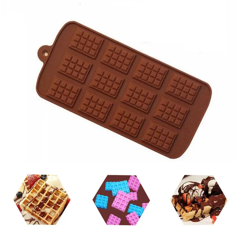 

Silicone Chocolate Mold Cake Fondant Molds Jelly&Candy Mold 3D DIYMold Baking Tools For Party Decoration DIY
