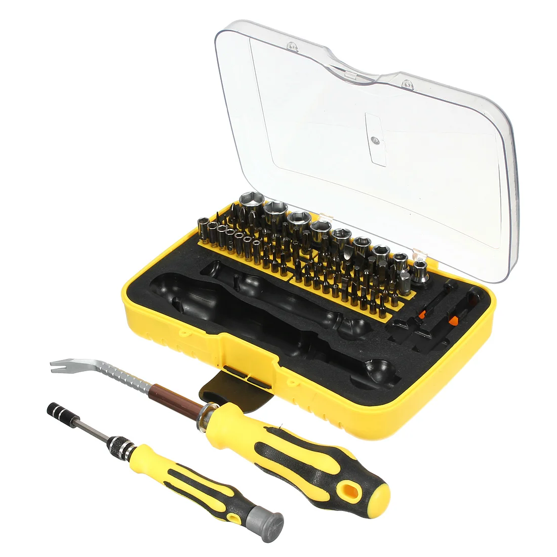 

Drillpro Professional 69 in 1 Multi-Bit Repair Torx Tools Screw Driver Screwdrivers Kit C R-V steel