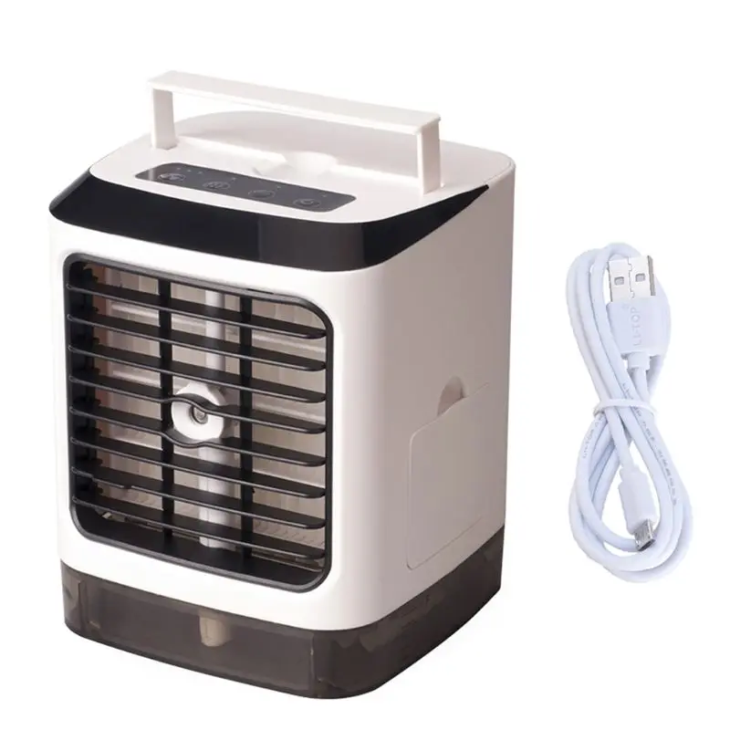 

Mini Electric Air Cooler for Room Portable Air Conditioner Fan Dormitory Office USB Small Cooling Fan