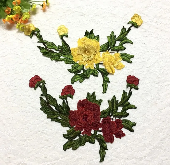 10pcs 3d patch for clothing flower embroidered patches parches jacket 10pcs 3d patch for clothing flower embroidered patches parches jacket