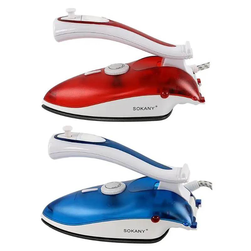 

SOKANY Mini 5 Speed Steam Iron Press Type Handheld Iron Steamer Garment Clothes Steam Irons For Home Travelling