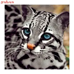 Кошка с голубыми глазами животное Сделай Сам 5D алмазная вышивка рисунок горный хрусталь алмаз для алмазной вышивки картина вышивки