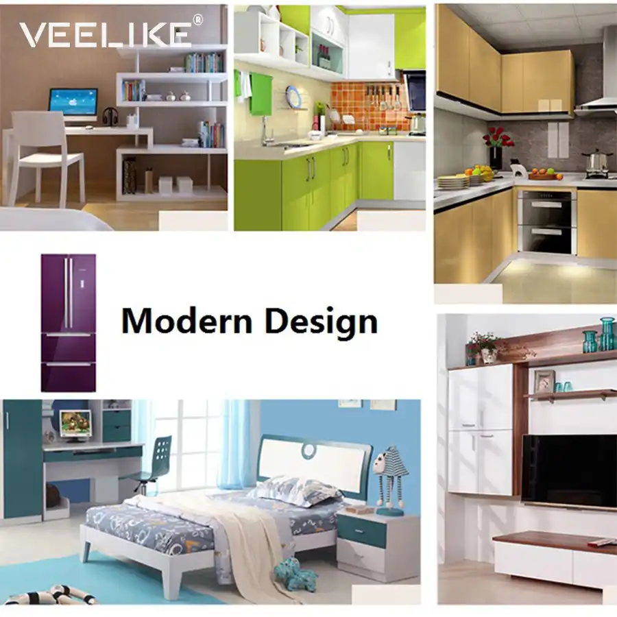 Waterproof Pvc Self Adhesive Wallpaper For Kitchen Cabinets Cover