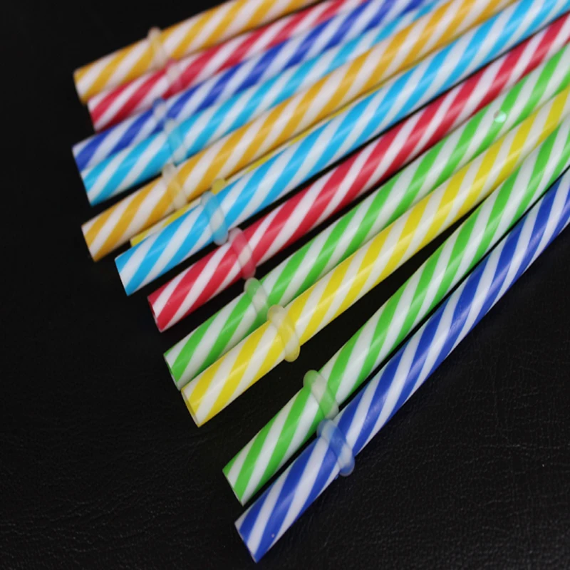 Online Buy Wholesale striped plastic drinking straws from China striped