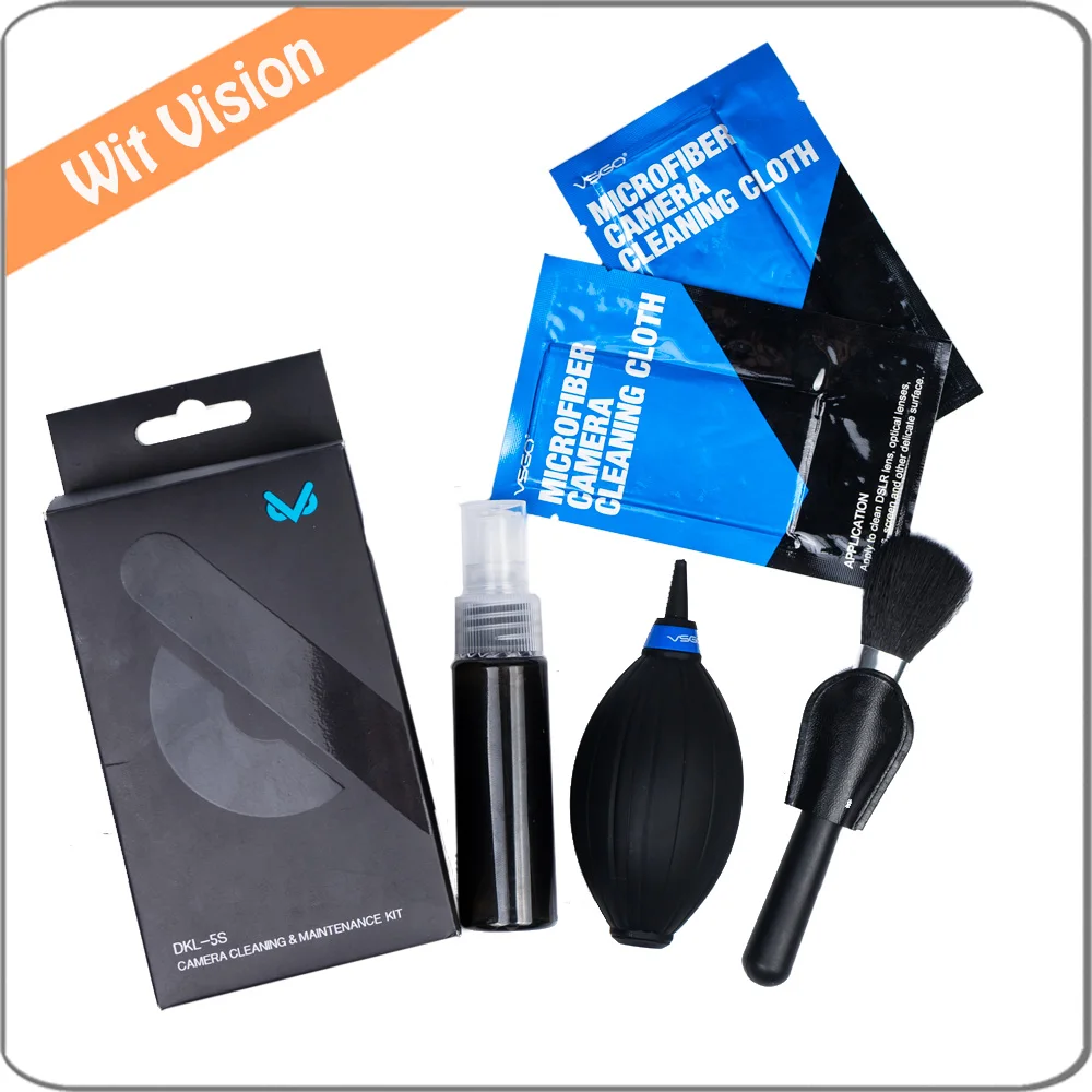 

5 IN 1 Camera Lens Cleaning Fluid Lens Cleaning Kit for Nikon Canon Sony DSLR