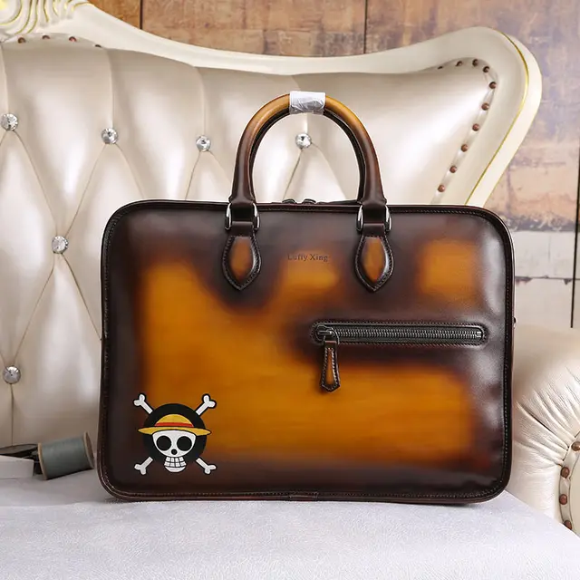 Dimy New Luxury Venezia Men Leather Briefcase Business Laptop Bag Dimy New Luxury Venezia Men Leather Briefcase Business Laptop Bag Personalize Case Tattoo Hot Stamping