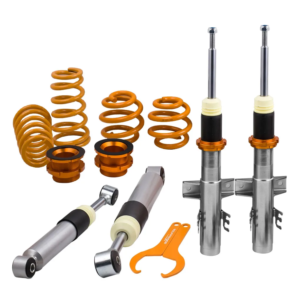 

HEIGHT ADJUSTABLE SUSPENSION COILOVER KIT for VW TRANSPORTER T5 T6 SHOCK ABSORBER STRUTS