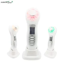 3 МГц ультразвуковое ионное фотонное устройство глубоко очищает омоложение кожи лица Коллаген стимулирует усадку пор машина для красоты лица