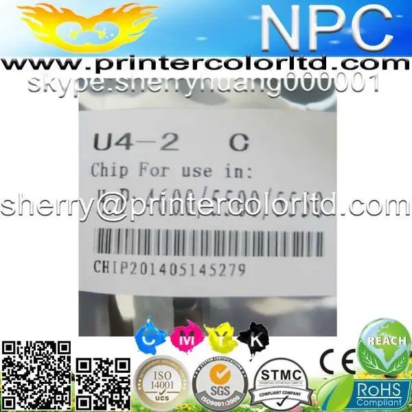 Чип для hp c9732a color laserjet 5500/5550 тонер чип-бесплатная доставка |