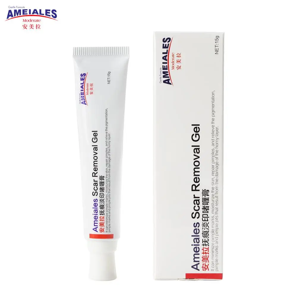 

Original AMEIALES Scar Removal Gel 15g Acne removing cream In addition to pock India Anti acne pit