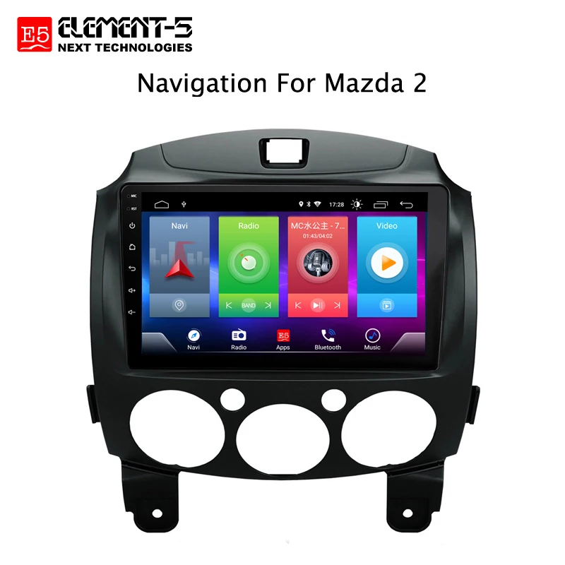 Flash Deal Full Touch Screen Car Android 8.1 Radio Player For Mazda 2 2007-2014 DSP GPS Navigation Video Multimedia Built in Bluetooth 0