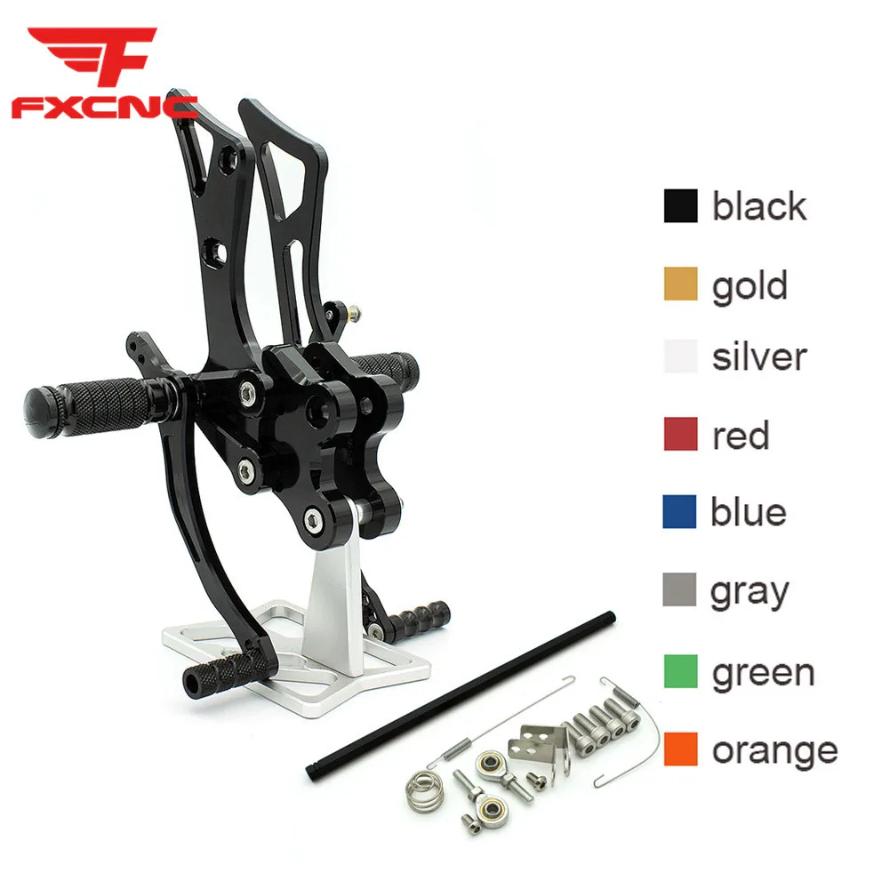 

FOR YAMAHA FZ1 FZ8 2001 - 2005 2004 2003 2002 CNC Aluminum Alloy Motorcycle footrest footpeg pedal foot peg Rearset Rear Set