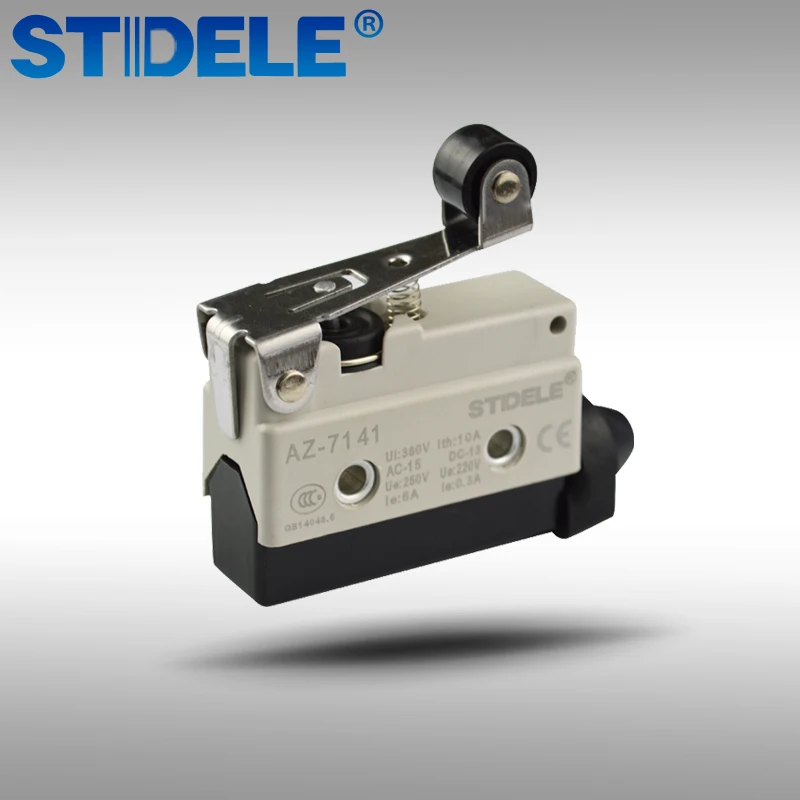 

5pcs/lot high quality Mini Micro Limit Switch Roller Lever Arm Momentary Jog switch 10A AZ-7141