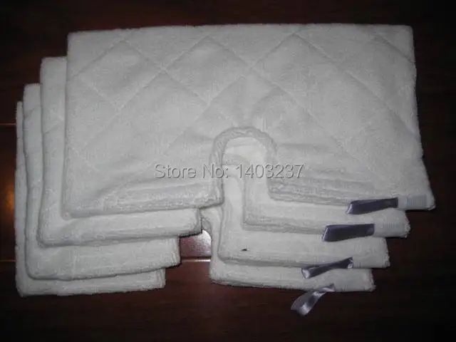 

4pcs Microfiber Cleaning Pads for Shark Pocket Steam Mop Reuse Washable White Replacement Pads