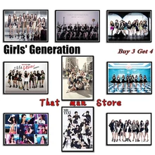 High quality Printing Girl’s Generation K-pop Beauty Wall Stickers White Coated Paper Posters Home Decoration 42*30cm