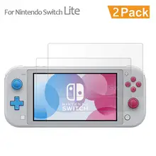 2 шт. в упаковке, Защитная пленка для экрана, закаленное стекло 9H твердость HD, защитная пленка против царапин для Nintendo doswitch NS Lite