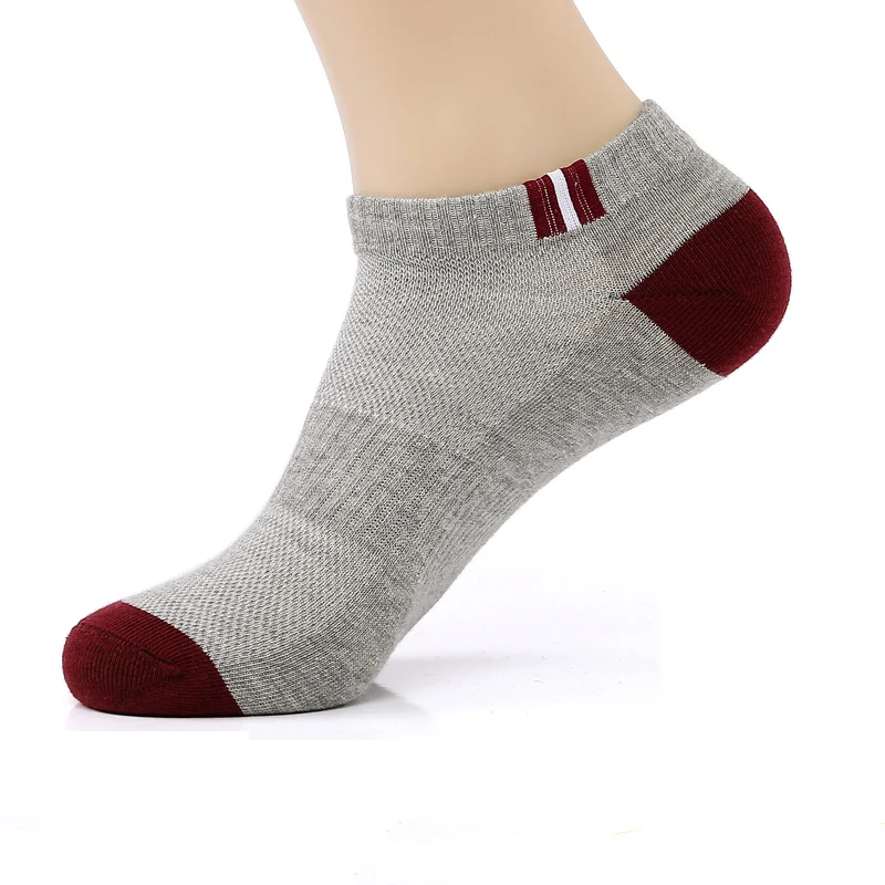 

5 Pair=10 Pcs Summer Men Socks Breathable Mesh Invisible Men's Ankle Socks No Show Boat Socks Male Socks Eur Size 38-42