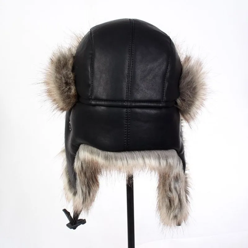 BooLawDee, утолщенная теплая шапка с наушниками, зимняя мужская и женская шапка-ушанка для отдыха, шапка-бомбер 56 см, 58 см, 60 см, 62 см, M225