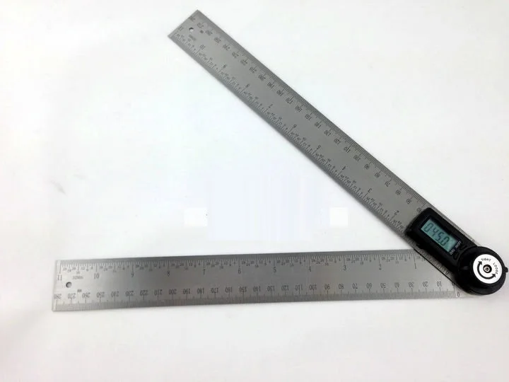 0 500MM 0.1 digital stainless steel electric protractor universal